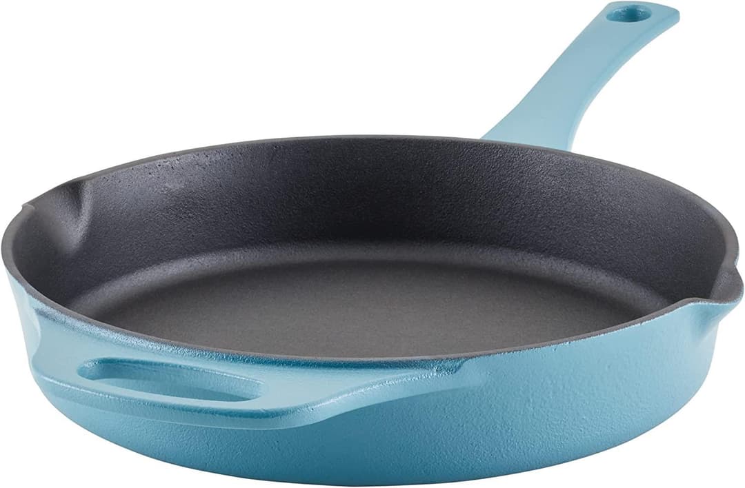 10'' Cast Iron Skillet - Agave Blue